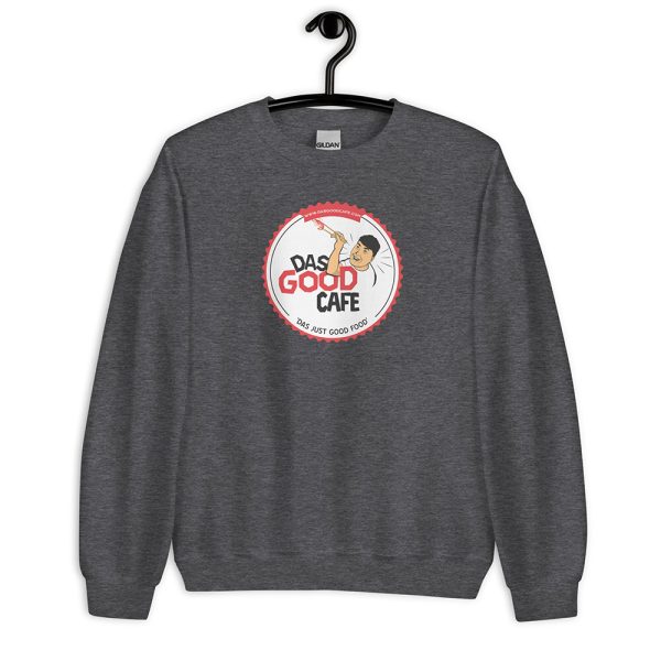 Das Good Cafe - Classic Crewneck Sweatshirt in Dark Grey - Image 4