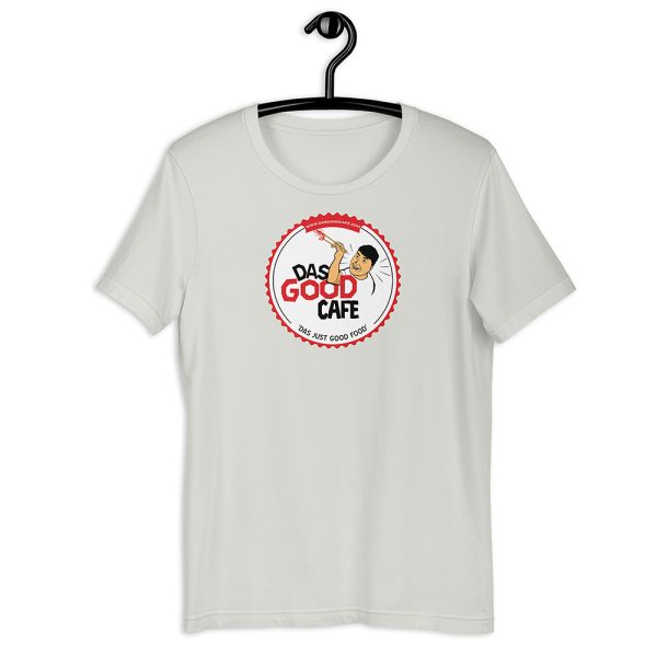 Das Good Cafe Classic T-shirt Silver Grey - front hanging