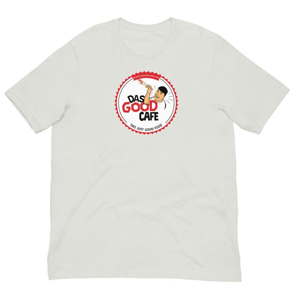 Das Good Cafe Classic T-shirt Silver Grey - front relaxed