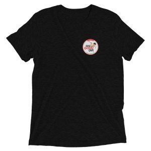 das good cafe triblend tshirt black - relaxed view